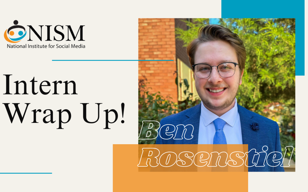 NISM Intern Wrap Up: Ben Rosenstiel