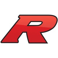 Rayne's LLC company logo consists of a white background with a capitalized, italicized, red R. The red R has a shiny look to it.