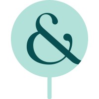 Lolli&Pops' company logo consists of a white background with a mint-green silhouette of a cake-pop/and or lollipop, with a forest green ampersand in the center of it.