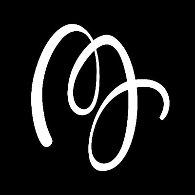 Mills James' company logo consists of a squiggly-cursive-looking M with the J combined in the drawing of the M.