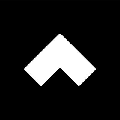 Tonal's company logo consists of a black background with a white right-angled arrow pointing upwards.