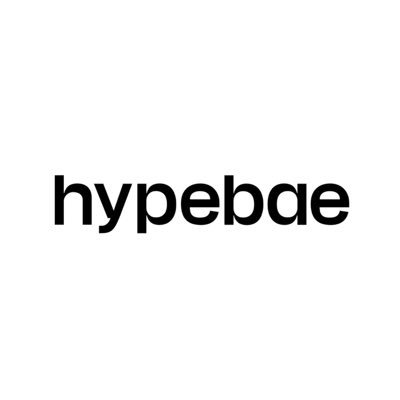 hypebae's company logo consists of a white background with the black, lowercase, centered text "hypebae."