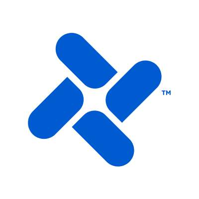 CCS's company logo consists of a white background and 4 pill-shaped blue ovals that form a square shape.