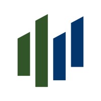 UniqueNewYork's company logo consists of a white background with 4 different sized vertical rectangles. The left and middle left rectangles are a forest green. The right and middle right rectangles are a midnight blue.