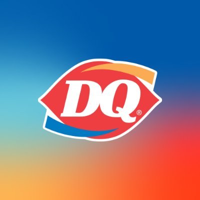 Dairy Queen's company logo consists of red-looking lips with the white, capital, italicized letters "D" and "Q."