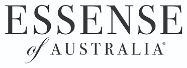 Essense of Australia's company logo consists of the black uppercase word "ESSENSE" with the cursive word "of," followed by the uppercase word "AUSTRALIA." next to it.