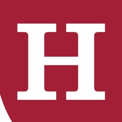 Hamline University's school logo consists of a white, capitalized H over a red background.