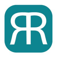 Remarcable Inc's company logo consists of a mirrored white R connected by the straight part of each R. The R's are inside of a teal square with rounded edges.