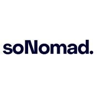 soNomad's company logo consists of a white background with the navy blue, centered text: soNomad.