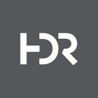 HDR's company logo consists of a gray background with the white, capitalized letters, "HDR" in the center.