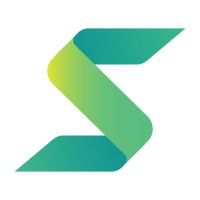 Spire Orthopedic Partners' company logo consists of a white background with a gradient green, ribon-like, s.