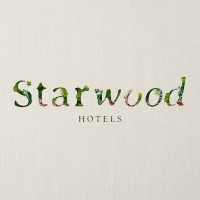 Starwood Hotels' company logo consists of a beige-colored background with the worn away green text "Starwood Hotels" in the center.