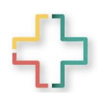 McKenzie Heath's company logo consists of the outline of a plus sign in red, yellow, and green.