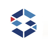 Schafer Retail Solutions Plus's company logo consists of a light blue, dark blue, and red S that is formed by what appears to be an unfolding box.