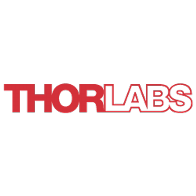 Thorlabs company logo consists of a white background with the bolded red text, "Thorlabs."