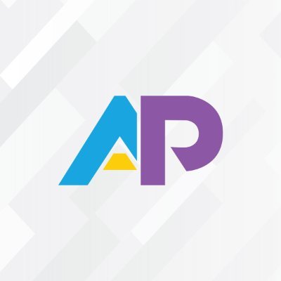 AP Corp's company logo consists of a white background with the blue and purple letters "A" and "P," respectively.