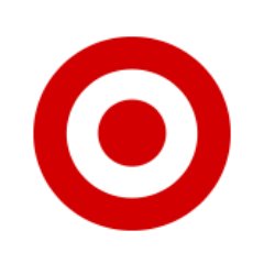 Target's company logo consists of a white background with a red bulls-eye.