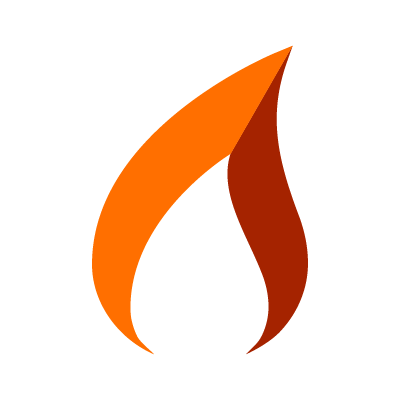 Govini's company logo consists of a white background with the graphic of an orange and red flame.