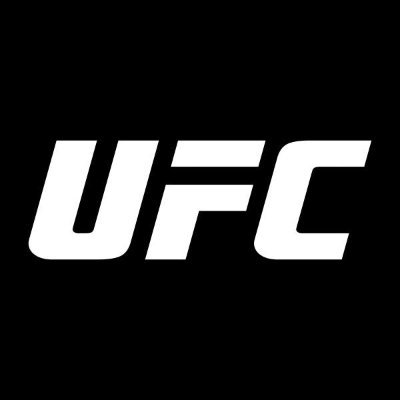 UFC's company logo consists of a black background and the white letters "U.F.C."