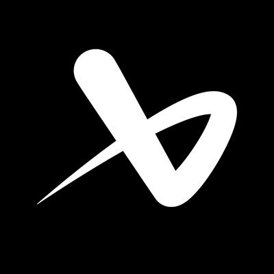 Bauer Hockey's company logo consists of a black background with a sporty/swish-looking white lowercase b.