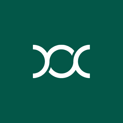 Maven Clinic's company logo consists of a forest-green background with a white abstract circular figure.
